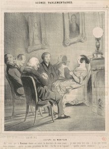 monitor lejátszó alkotó: Honoré Daumier