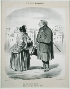 Les Bons Bourgeois – Mindig gáláns vagy! alkotó: Honoré Daumier