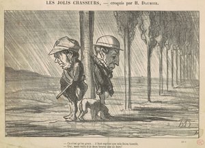 The Pretty Hunters alkotó: Honoré Daumier