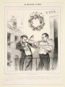 A párizsi zenészek: Hang, hang, hang alkotó: Honoré Daumier