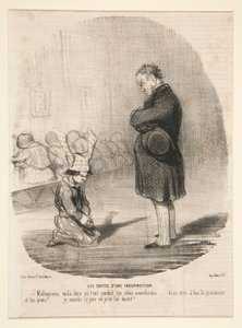 A lakosztályok alkotó: Honoré Daumier