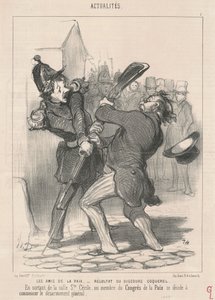 Béke Barátai... alkotó: Honoré Daumier