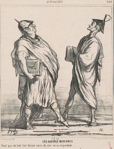 Modern jóslatok... alkotó: Honoré Daumier