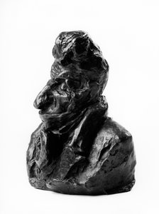 Jean Auguste Chevandier de Valdrome (1781-1865), Franciaország helyettese és társa „Az igaz közép hírességei” karikatúrájával vádolt mellszobrok. A hülye.”” Honore Daumier (1808-1879) szobra XIX. L 48,9 Méret cm-ben M 18 x SZ 12 Múzeum alkotó: Honoré Daumier