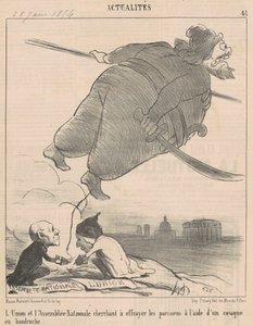 A viták... alkotó: Honoré Daumier