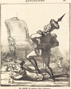 Németország új trónjának lépései alkotó: Honoré Daumier