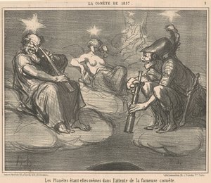 A bolygók önmaguk... alkotó: Honoré Daumier