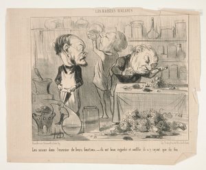 A tudósok a alkotó: Honoré Daumier