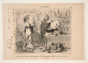 A tudósok a alkotó: Honoré Daumier