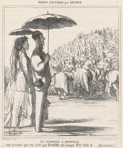 A betakarítás Argenteuilban alkotó: Honoré Daumier
