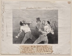 Megértés lecke 1843-ban alkotó: Honoré Daumier