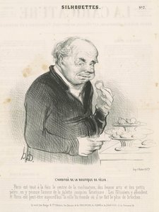 A szokásos Félix boltjában alkotó: Honoré Daumier