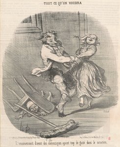 A szolgák hátránya... alkotó: Honoré Daumier