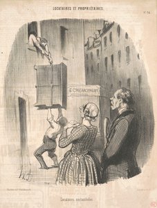 Éjjeli bagoly bérlők alkotó: Honoré Daumier