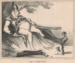 Az ogre és a kis hüvelykujj alkotó: Honoré Daumier