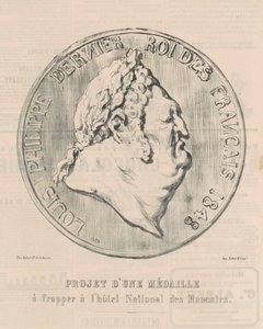 Lajos Fülöp, a franciák utolsó királya alkotó: Honoré Daumier