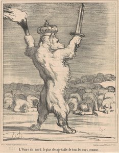 Az északi medve, a legrosszabb az összes ismert medve közül alkotó: Honoré Daumier