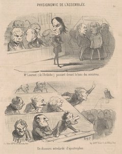 Mr. Laurent (az Ardèche-ből) Elmúlva... alkotó: Honoré Daumier