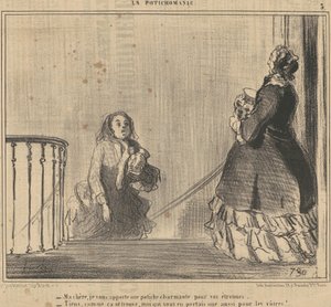Kedvesem, hozok neked egy potit... alkotó: Honoré Daumier