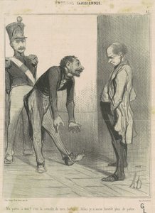 Hazám, enyém?... alkotó: Honoré Daumier