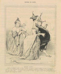kínai esküvő alkotó: Honoré Daumier