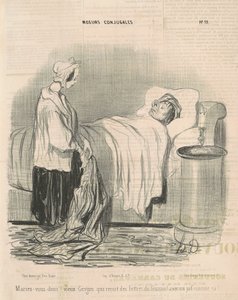 Szóval házasodj meg! öreg grigou... alkotó: Honoré Daumier