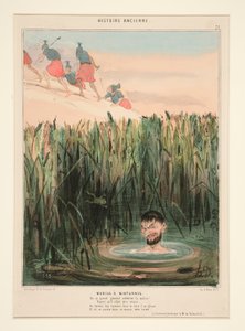 Marius Minturnae-ban. Csodálja meg e nagyszerű tábornok rosszindulatát alkotó: Honoré Daumier