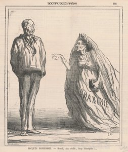 Köszönöm, öregem, túlságosan leromlott! ... alkotó: Honoré Daumier