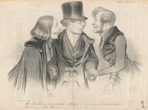 Kedves barátom, bemutatom önnek, Mr... alkotó: Honoré Daumier