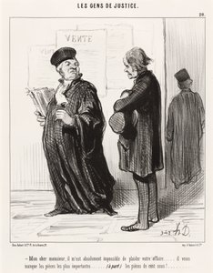Kedves uram... lehetetlen hivatkozni az ügyére alkotó: Honoré Daumier