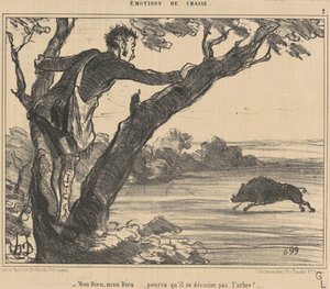 Istenem, istenem... feltéve... alkotó: Honoré Daumier
