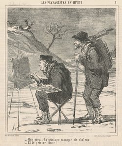 Haver, a festményedből hiányzik a melegség... alkotó: Honoré Daumier