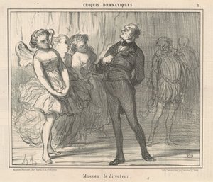 Mossieu a rendező alkotó: Honoré Daumier