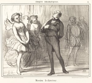 Mossie a rendező alkotó: Honoré Daumier