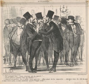 Semmitől se félj ... alkotó: Honoré Daumier