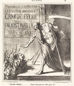 Nem... te nem abból a szobából vagy! alkotó: Honoré Daumier