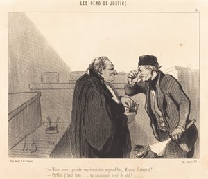 Ma nagyszerű képviseletünk van alkotó: Honoré Daumier