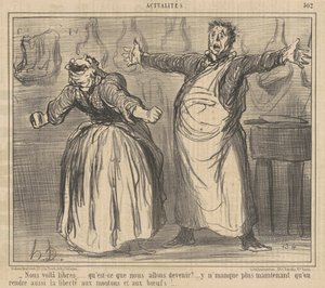 Szabadok vagyunk... alkotó: Honoré Daumier