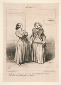 Állítólag Kaliforniában egyre nagyobb a kereslet a vonzó nőkre alkotó: Honoré Daumier