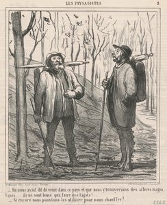 Azt mondták nekünk, hogy jöjjünk ebbe az országba... alkotó: Honoré Daumier