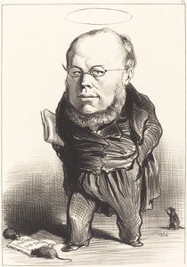 P. J. Proudhon alkotó: Honoré Daumier