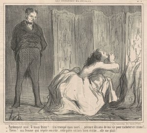 Bocsáss meg, istenem! ... alkotó: Honoré Daumier