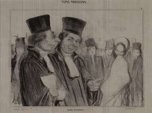 Párizsi típusok, sz. 4: Öreg gazember! alkotó: Honoré Daumier