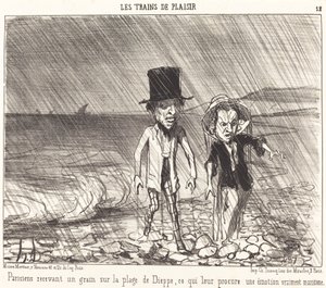 Gabonát kapó párizsiak... alkotó: Honoré Daumier