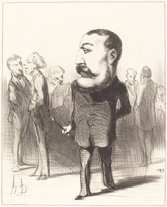 Pierre-Napoleon Bonaparte alkotó: Honoré Daumier