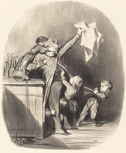 Az apaság örömei alkotó: Honoré Daumier