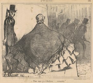 Több annál a labdánál... Elnézést! ... alkotó: Honoré Daumier