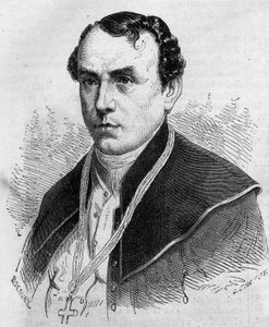 Felinski Zsigmond (1822-1895), varsói érsek (Lengyelország) portréja. Metszet a "Le Monde Illustre" 314. sz.-ban, 1863. április 18-án. alkotó: Honoré Daumier