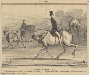A lovaglás fejlődése alkotó: Honoré Daumier
