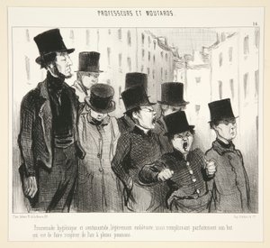 Promenade hygi alkotó: Honoré Daumier